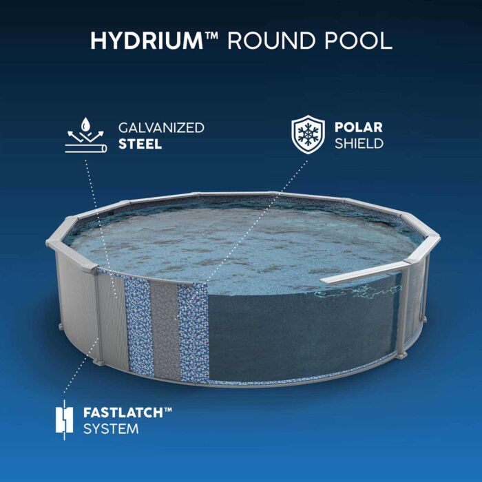 Piscina desmontável redonda de aço Hydrium™ 3,66 m x 1,22 m