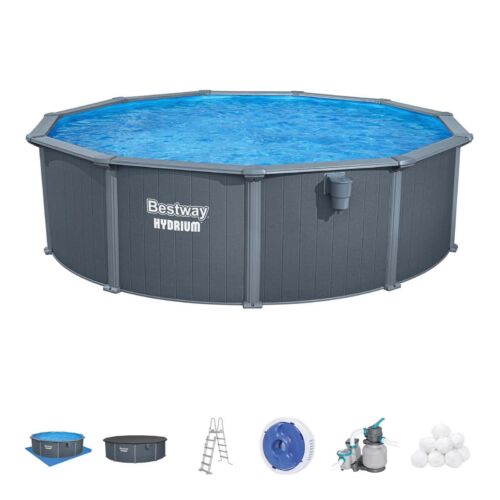 Piscina desmontável redonda de aço Hydrium 4,88 m x 1,32 m