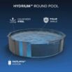 Piscina desmontável redonda de aço Hydrium 4,88 m x 1,32 m