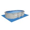 Piscina desmontável oval de aço Hydrium 6,10 m x 3,66 m x 1,22 m