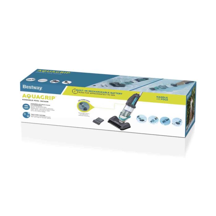 Limpa-fundos aspirador portátil recarregável AquaGrip