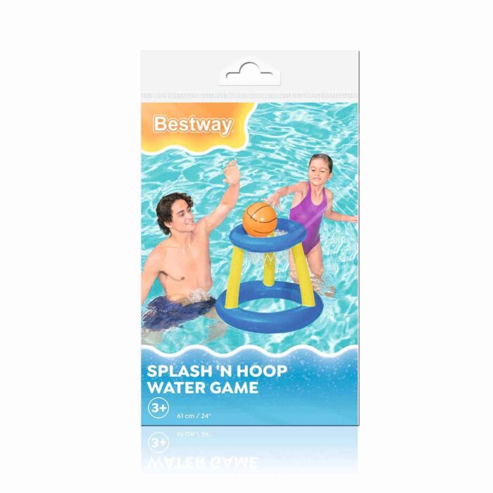 Cesto de basquetebol aquático insuflável Splash 'N Hoop