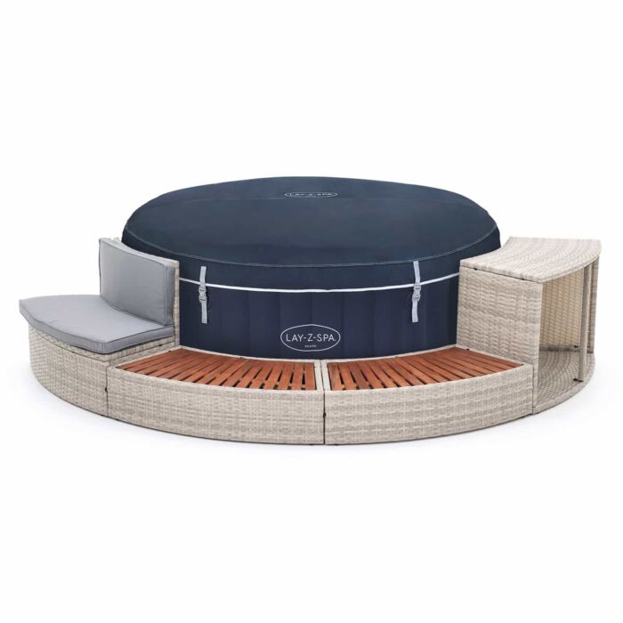 Pack Spa insuflável 2-4 pess. Lay-Z-Spa Miami HALF SURROUND 180