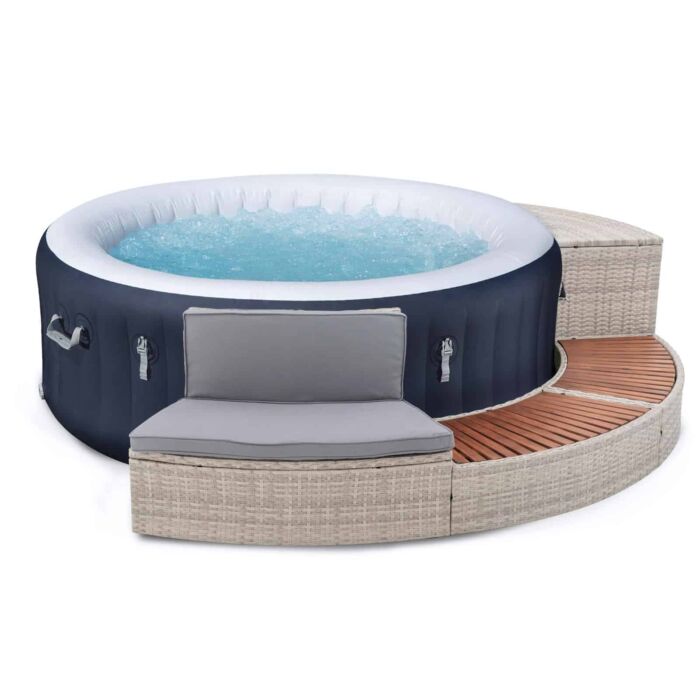 Pack Spa insuflável 2-4 pess. Lay-Z-Spa Miami HALF SURROUND 180