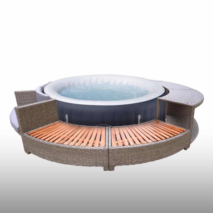 Pack Spa insuflável 2-4 pess. Lay-Z-Spa Miami FULL SURROUND 180