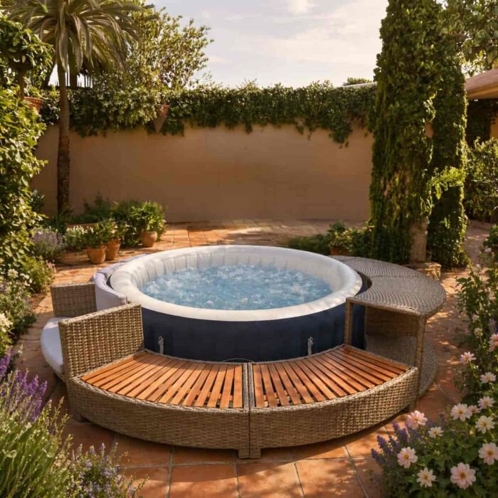 Pack Spa insuflável 2-4 pess. Lay-Z-Spa Miami FULL SURROUND 180