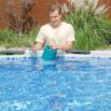 Apanha-folhas branco de superfície para piscina Flowclear
