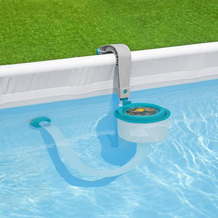 Apanha-folhas branco de superfície para piscina Flowclear