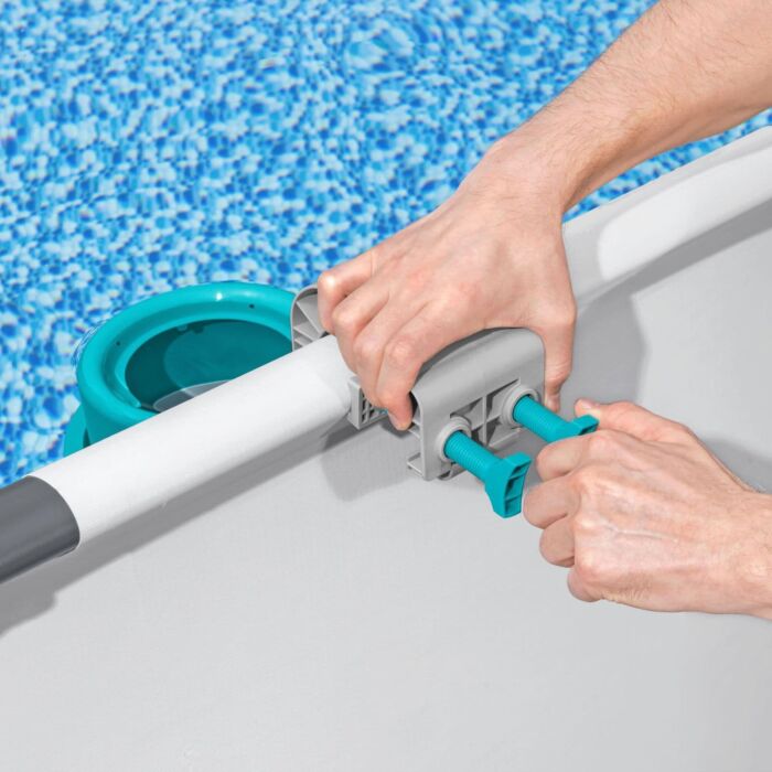 Apanha-folhas branco de superfície para piscina Flowclear