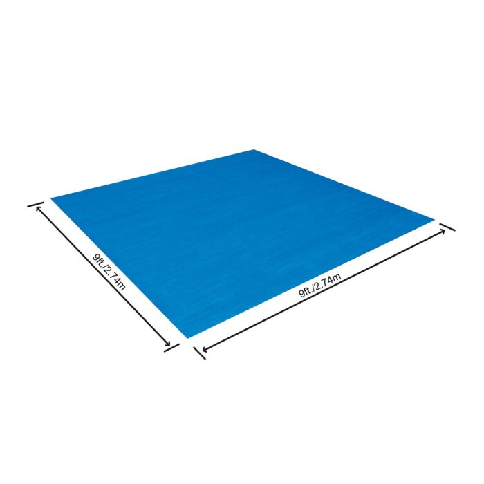 Tapete de chão Flowclear 2,74 x 2,74 m para piscina