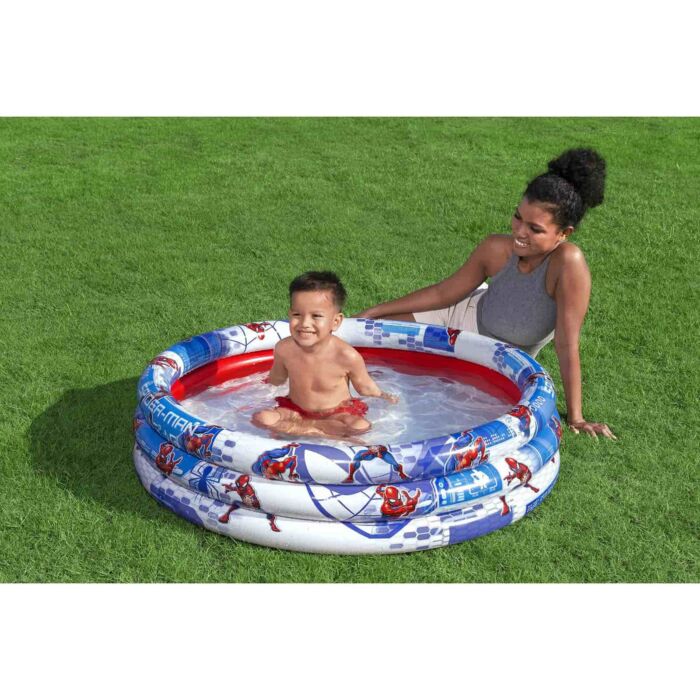 Piscina insuflável para crianças Spider-Man da Marvel 1,22 m x 30 cm