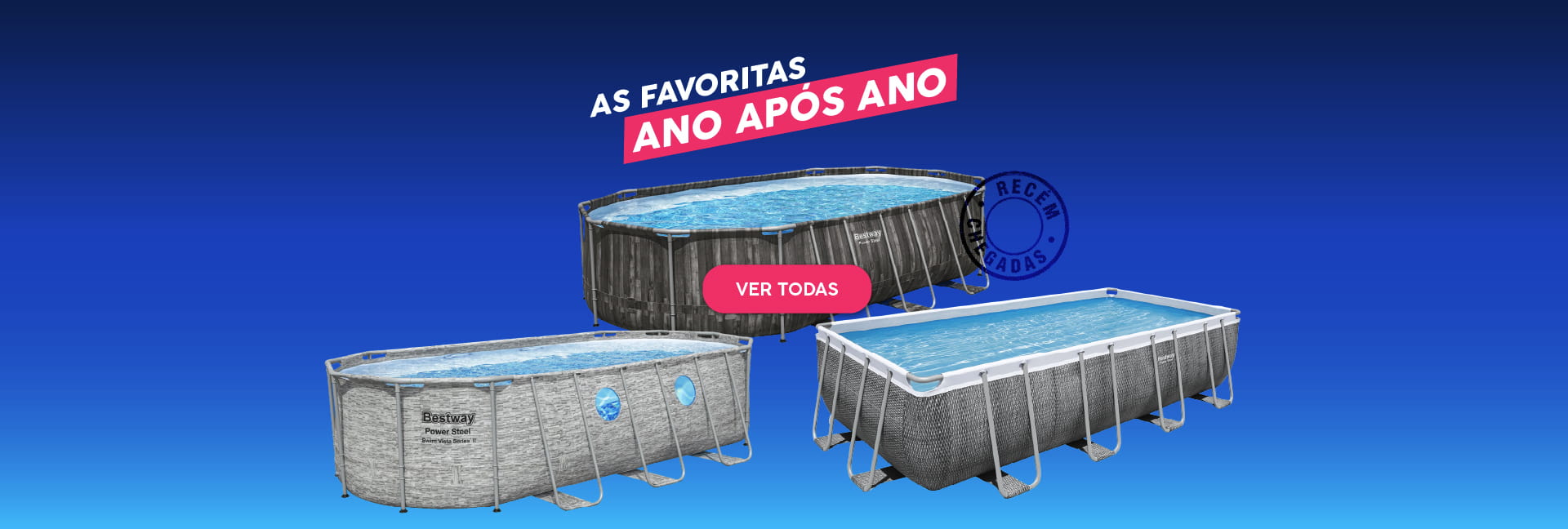 As piscinas favoritas!